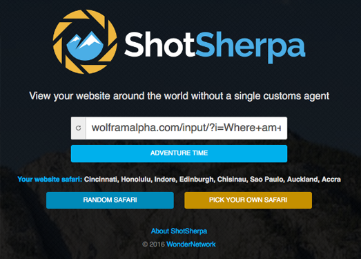 ShotSherpa|在线网站全球节点检测平台