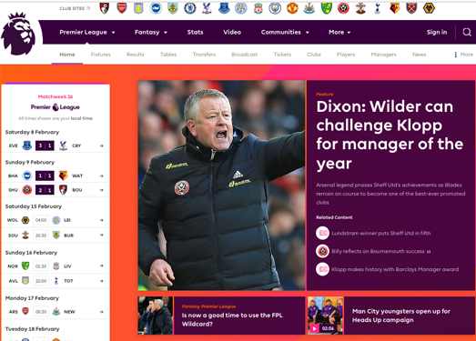 Premierleague:英超联赛官方