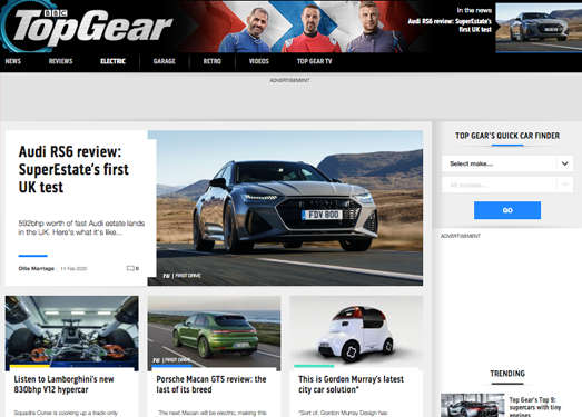 Topgear:国外汽车权威杂志