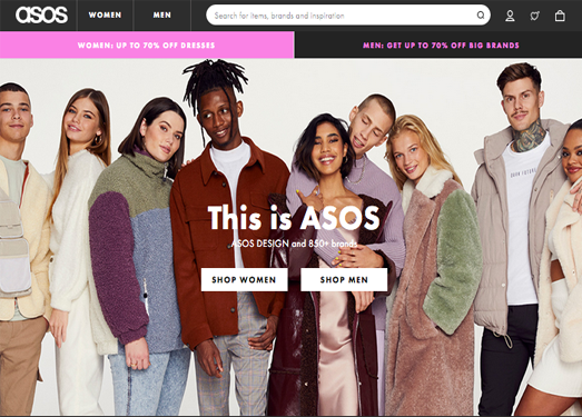 ASOS:英国明星时装网