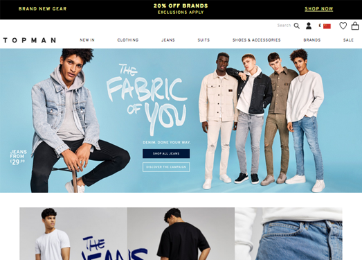 TopMan:英国时尚男装品牌