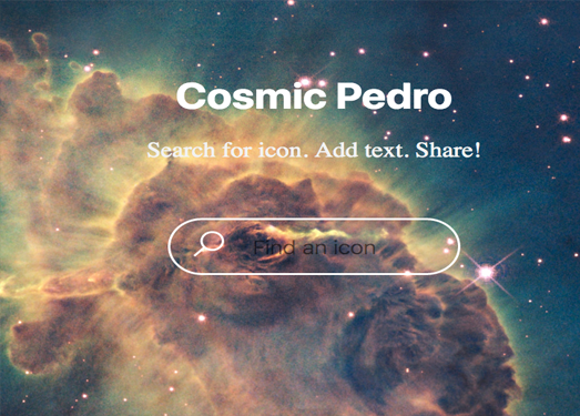 CosmicPedro:免费图标搜索编辑网