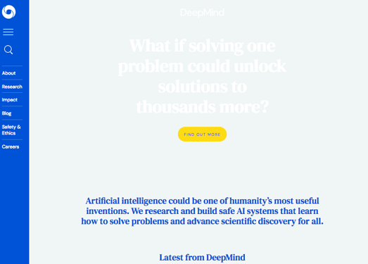 谷歌DeepMind人工智能公司