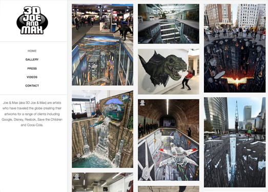 3Djoeandmax:3D街头艺术网