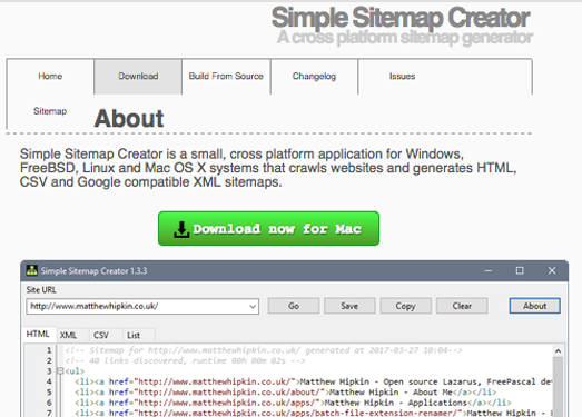 SimpleSitemap|网站地图生成工具