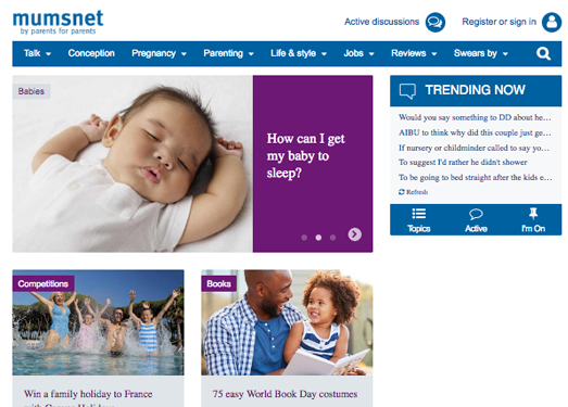 Mumsnet:英国育儿交流社区