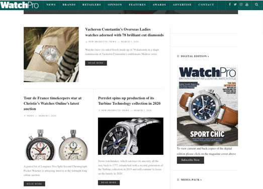 英国 Watchpro手表杂志