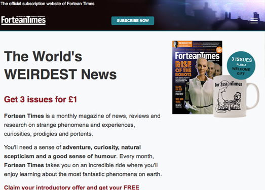 ForteanTimes:英国奇异事件杂志