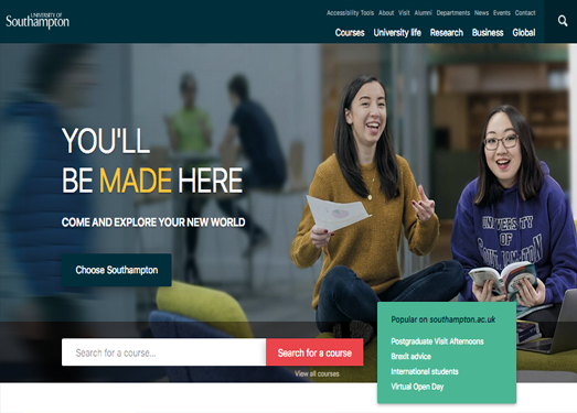 Soton.ac.uk:英国南安普顿大学