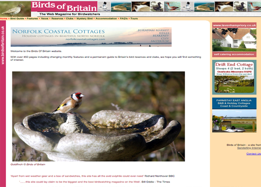 BirdsOfBritain:英国鸟类网络杂志