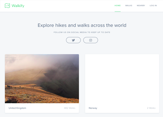 Walkify|世界远足和漫步探索网