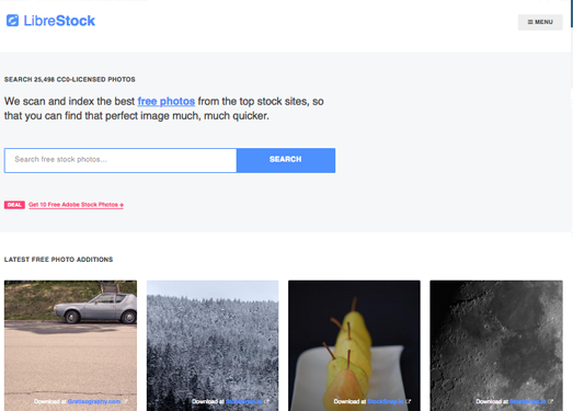 LibreStock:免费优质素材搜索引擎