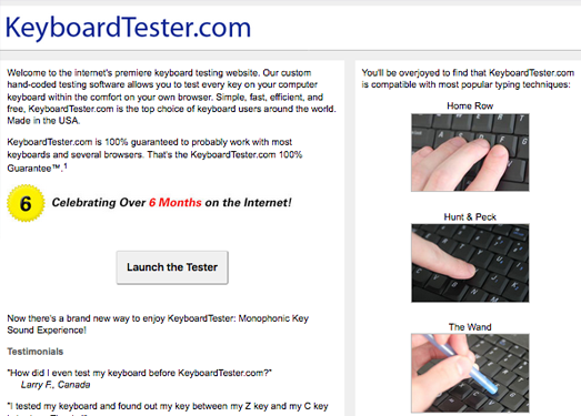 KeyboardTester:在线键盘性能测试网