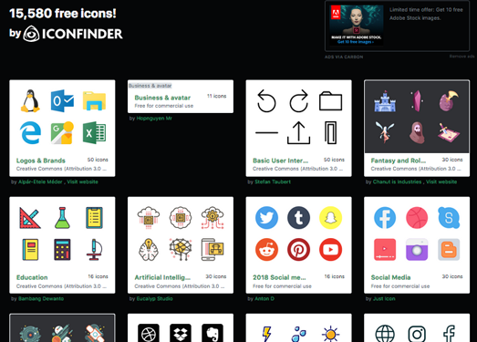 IconFinder:免费ICON素材网