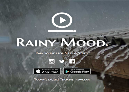 RainyMood:小资情调的听雨噪音网