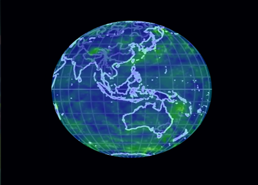 Earth NullSchool:全球天气可视化模拟网