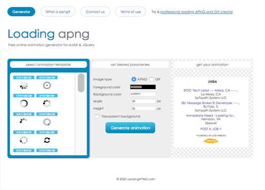 LoadingaPng:在线免费GIF图片制作工具