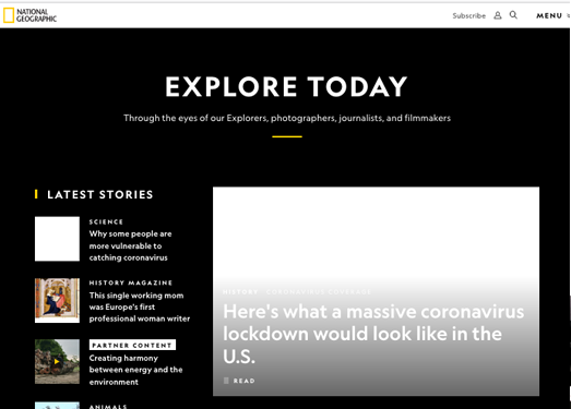 NationalGeographic:美国国家地理杂志