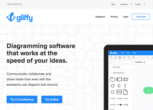 Gliffy:在线图表绘制工具