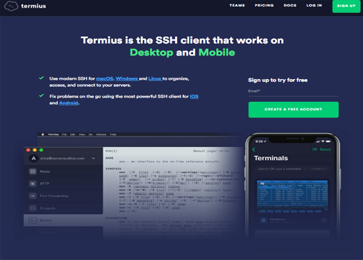 Termius|移动端远程SSH工具