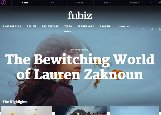 FuBiz:创意灵感设计分享平台