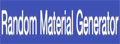 Random Material Generator