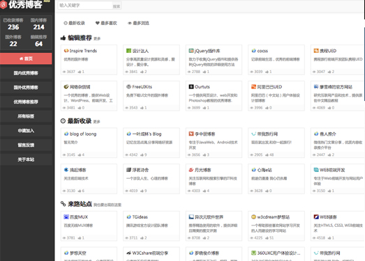 优秀博客|国内优秀博客_国外优秀博客 - 优秀博客网 - 精品博客聚集地