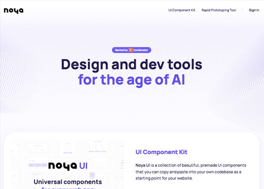 Noya|绘制草图帮助你成设计搞和代码