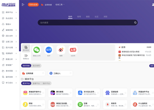 可达新媒体导航 | 专注新媒体运营工具应用分享